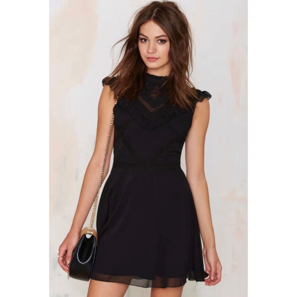 Francois ruffle dress